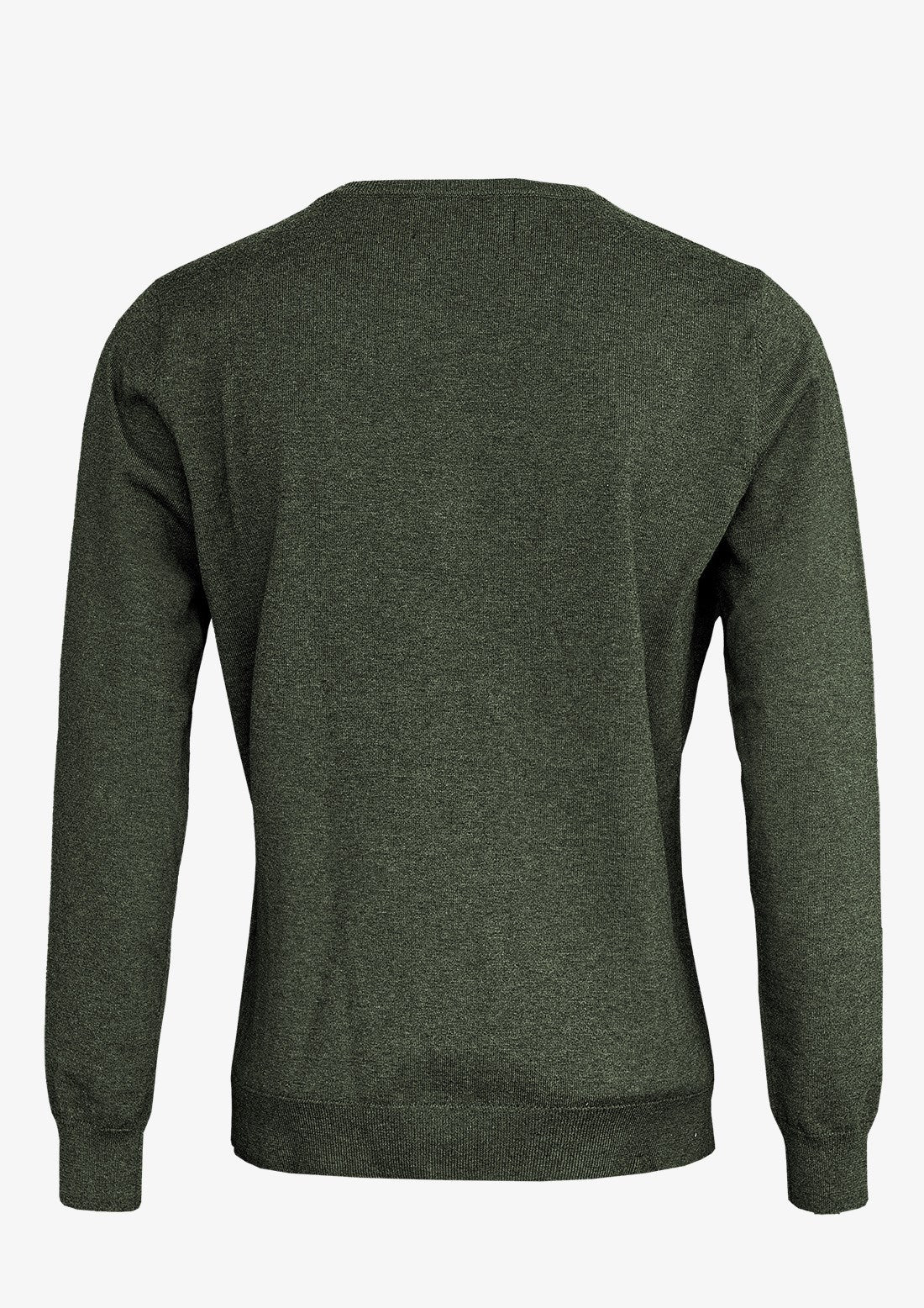 AW25 NEWS 0000 Brighton Cardigan Women Olive Melange Back