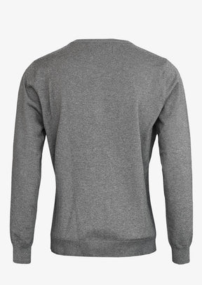 AW25 NEWS 0002 Brighton Cardigan Women Grey Melange Back