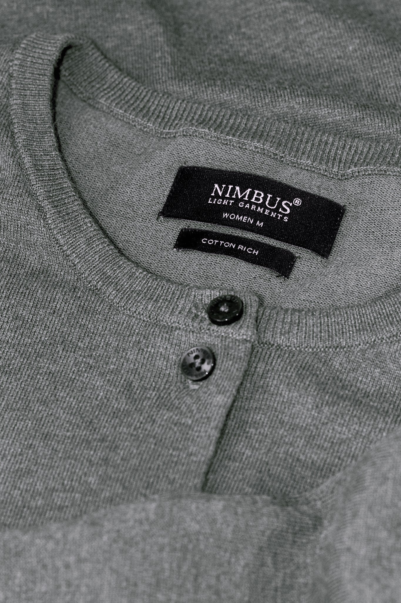 Brighton Cardigan Women Grey Melange Closeup 1