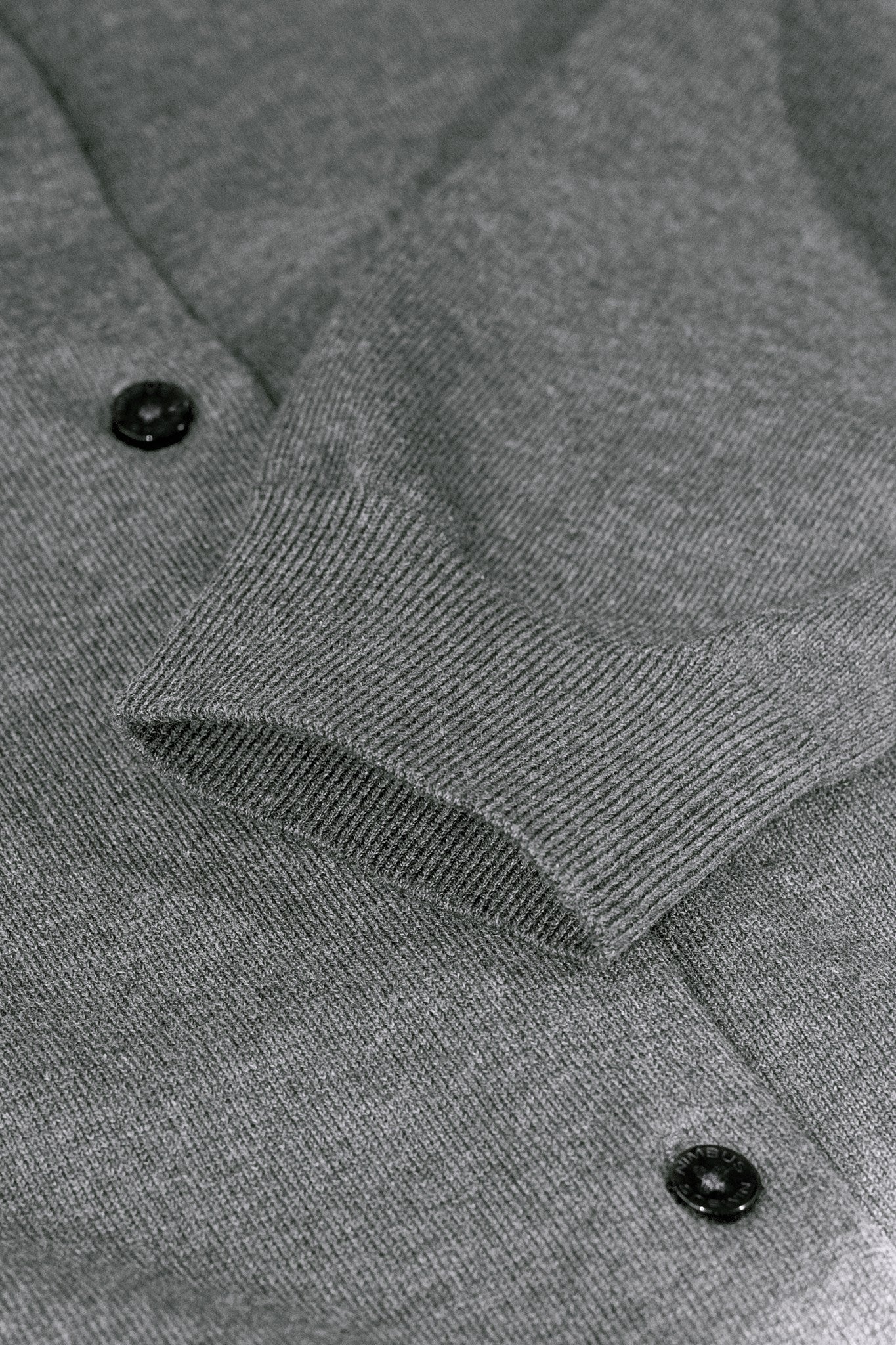 Brighton Cardigan Women Grey Melange Closeup 2