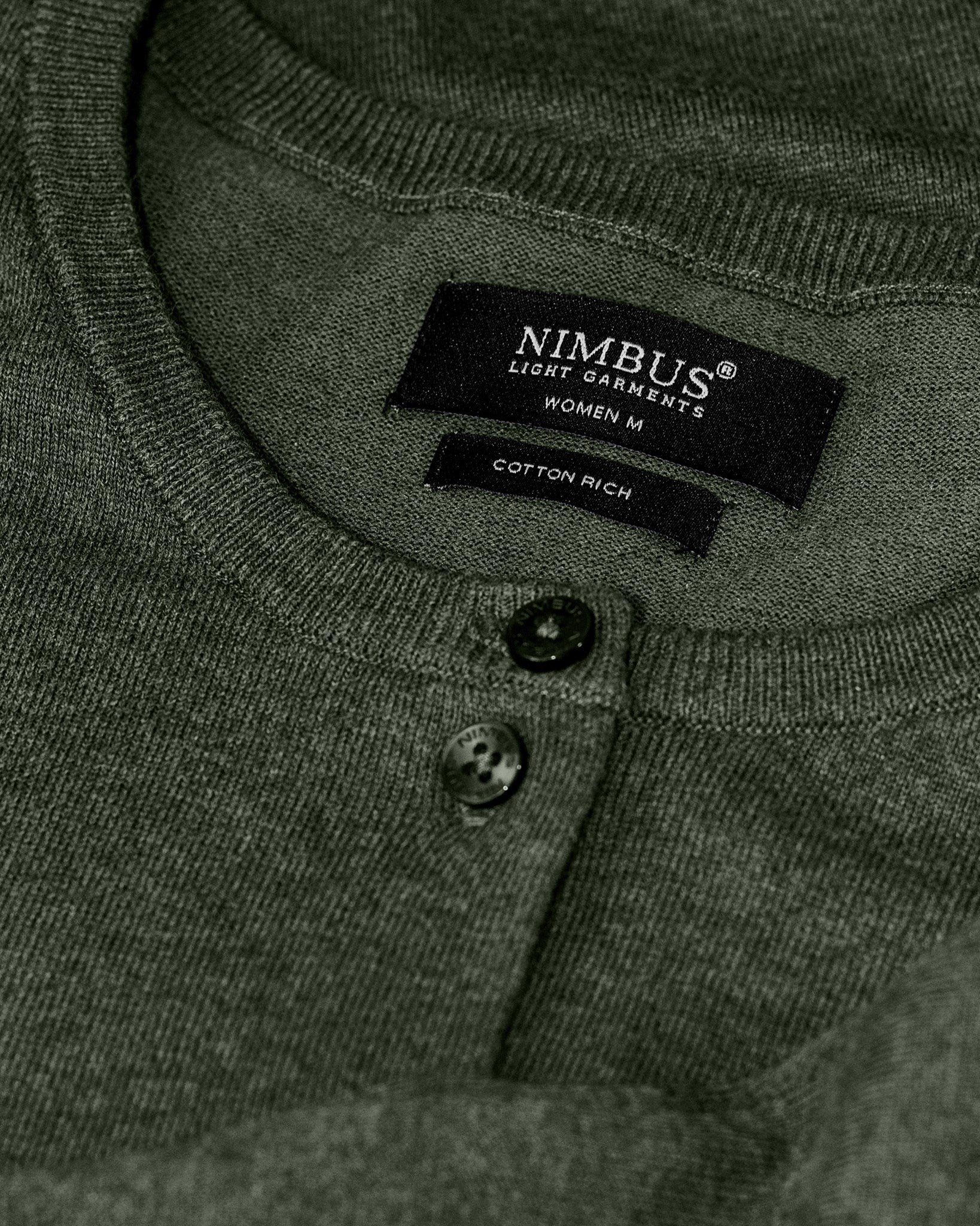 Brighton Cardigan Women Olive Melange Closeup 1