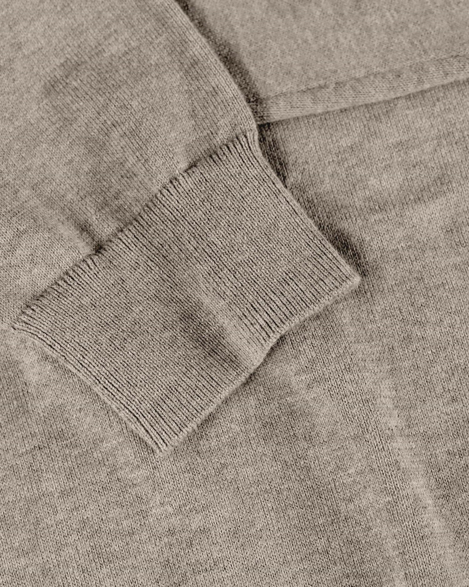 Brighton Long Sleeve Polo Women Sand Melange Back