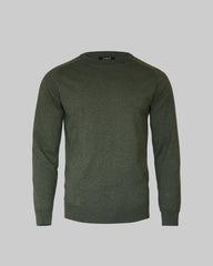 Brighton O-Neck Men - Olive Melange