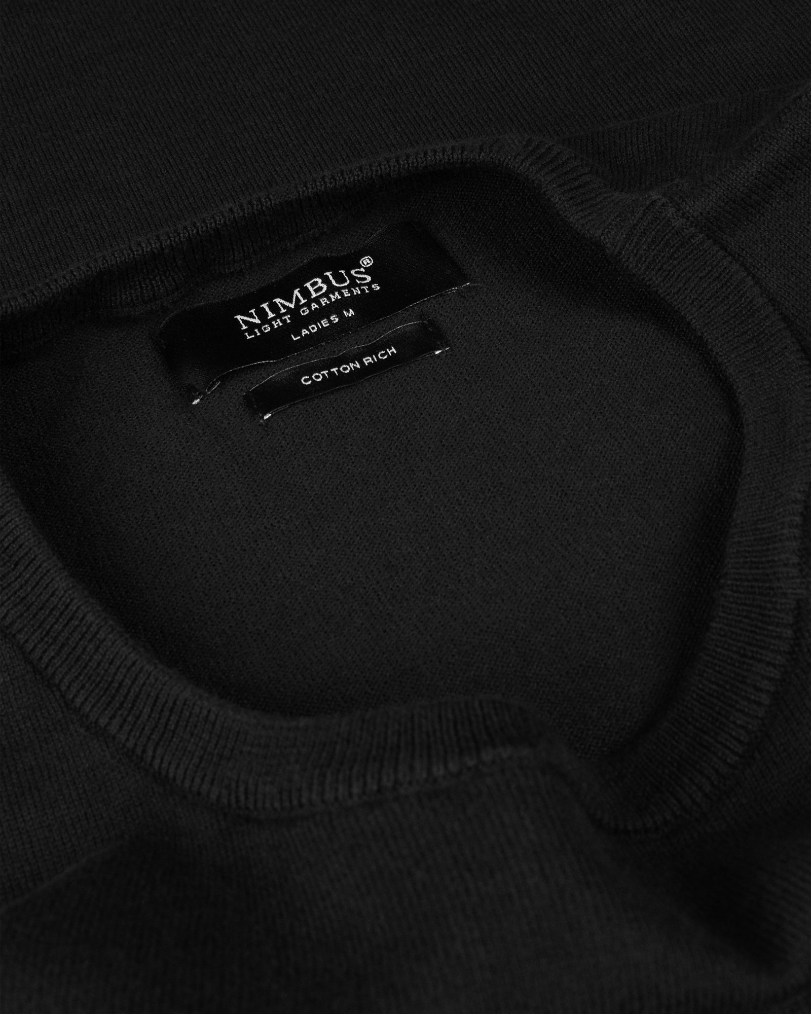 Brighton O Neck Women Black Back