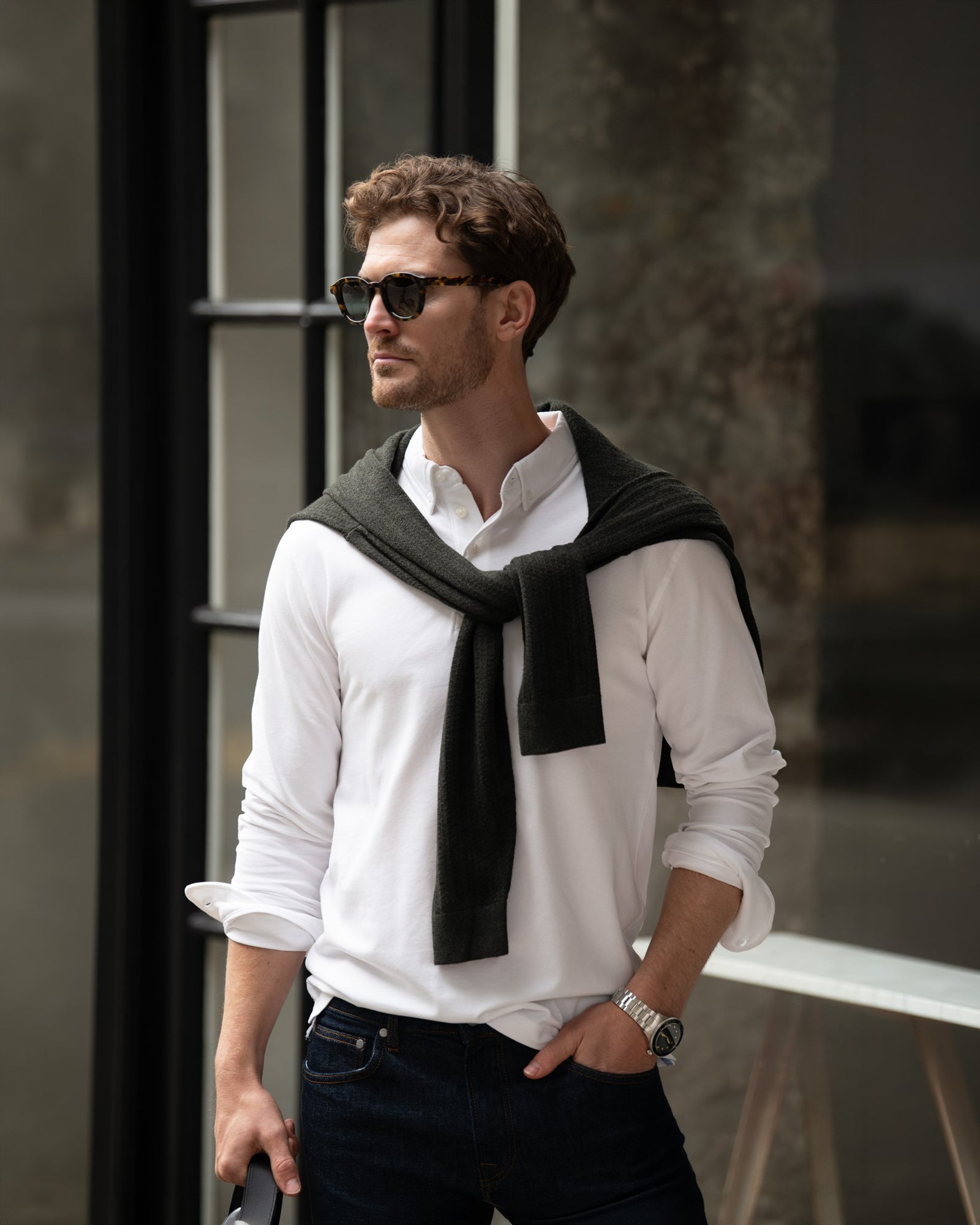 Carlington Men Olive Back