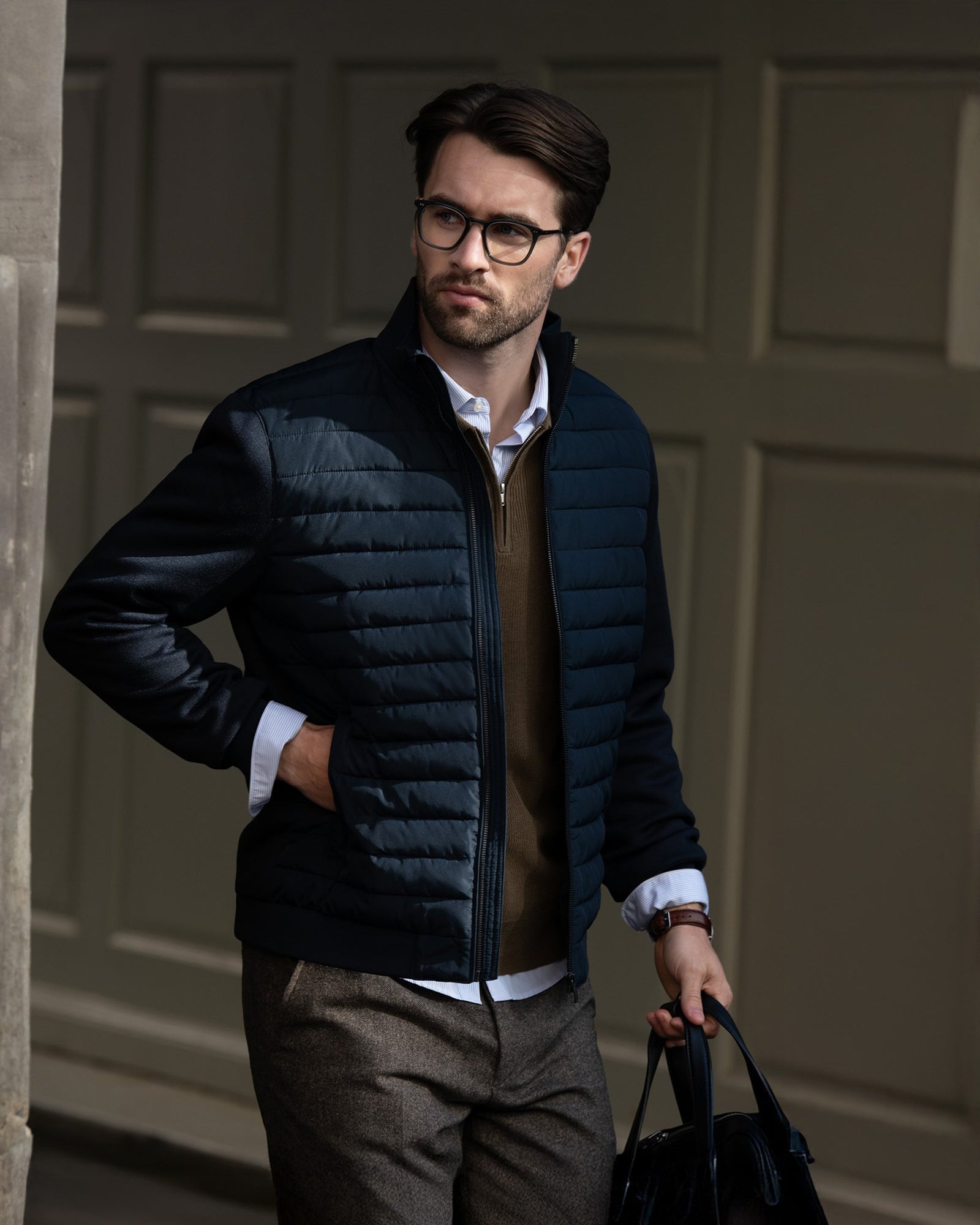 Crescent Men Navy Back