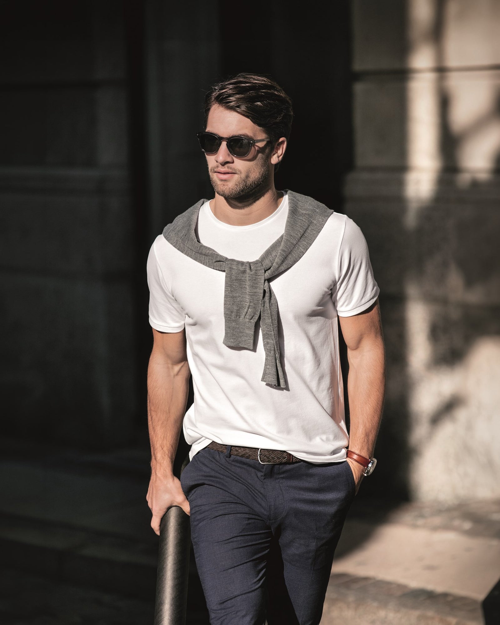 Danbury Men Navy Back