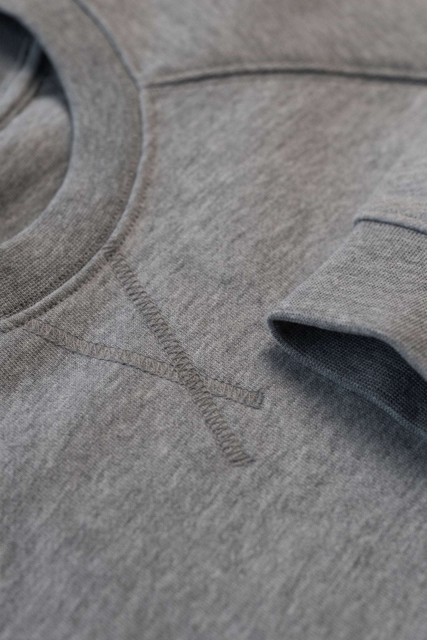 Georgetown Men Women Grey Melange Closeup 1