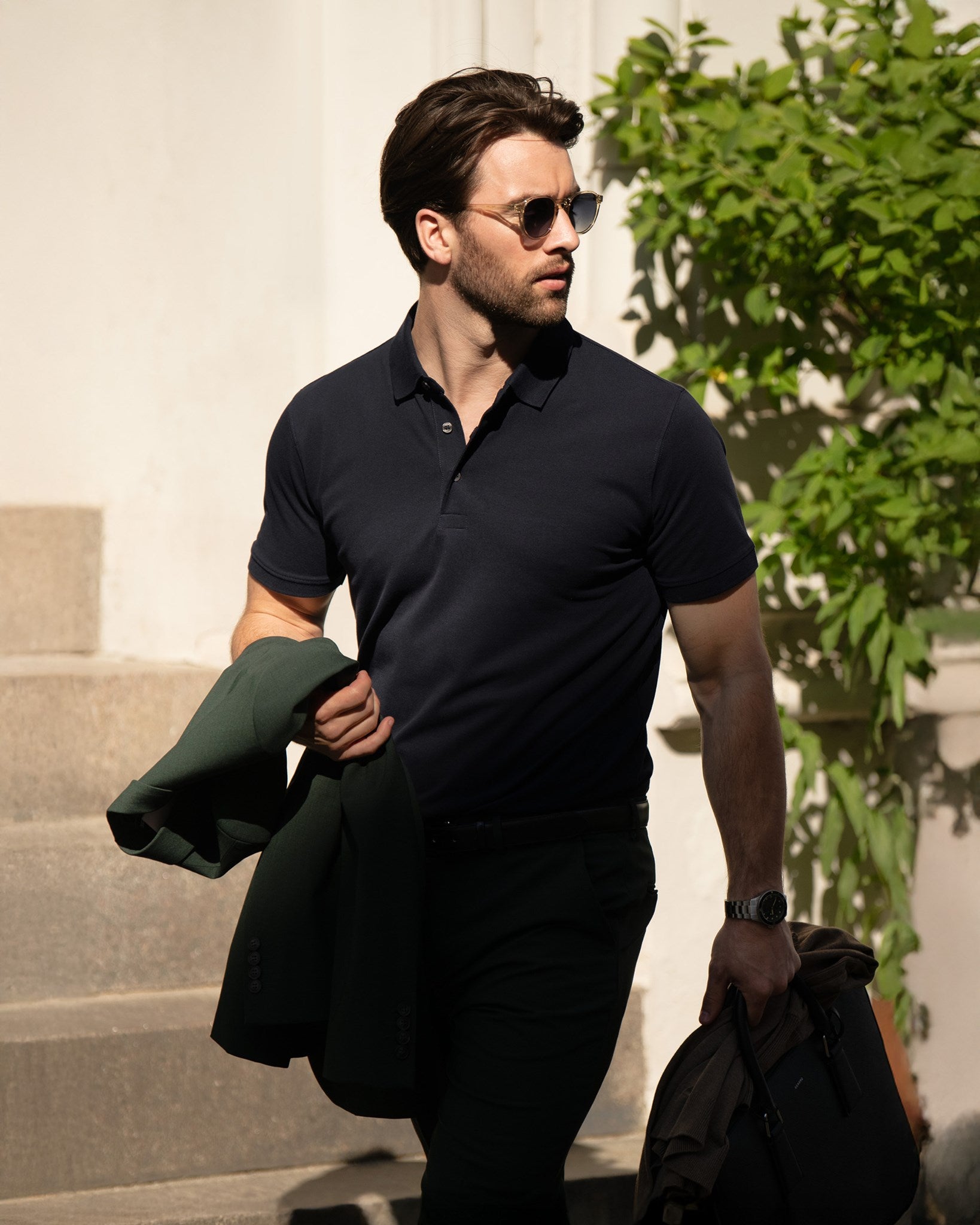 Harvard Classic Men Dark Navy AW24 Modelimage