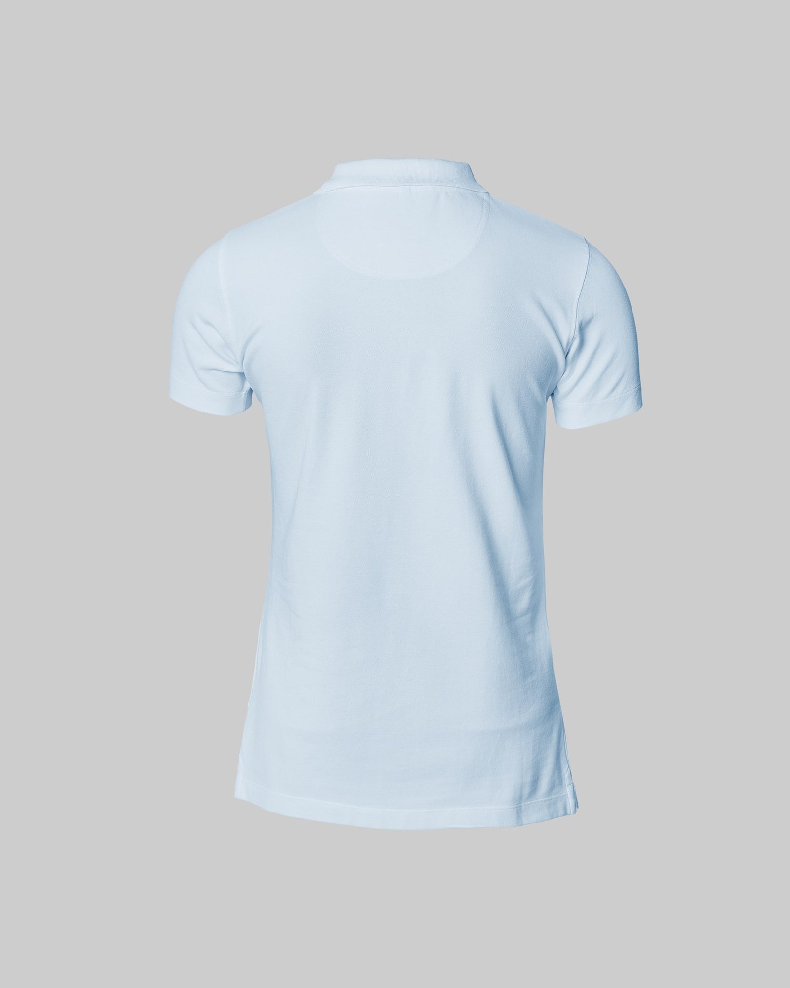 Harvard V Neck Women Sky Blue Back