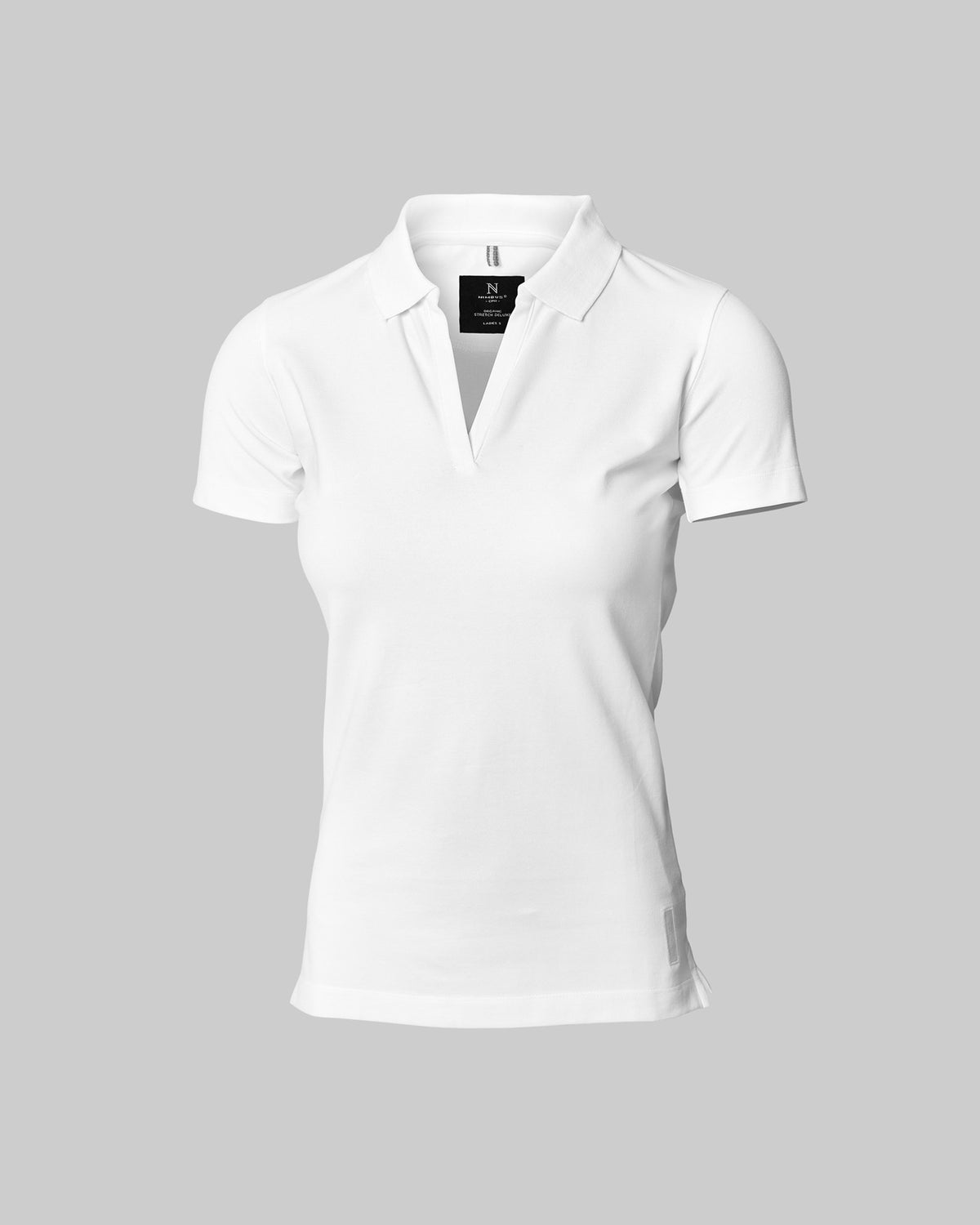 Harvard V Neck Women White Front