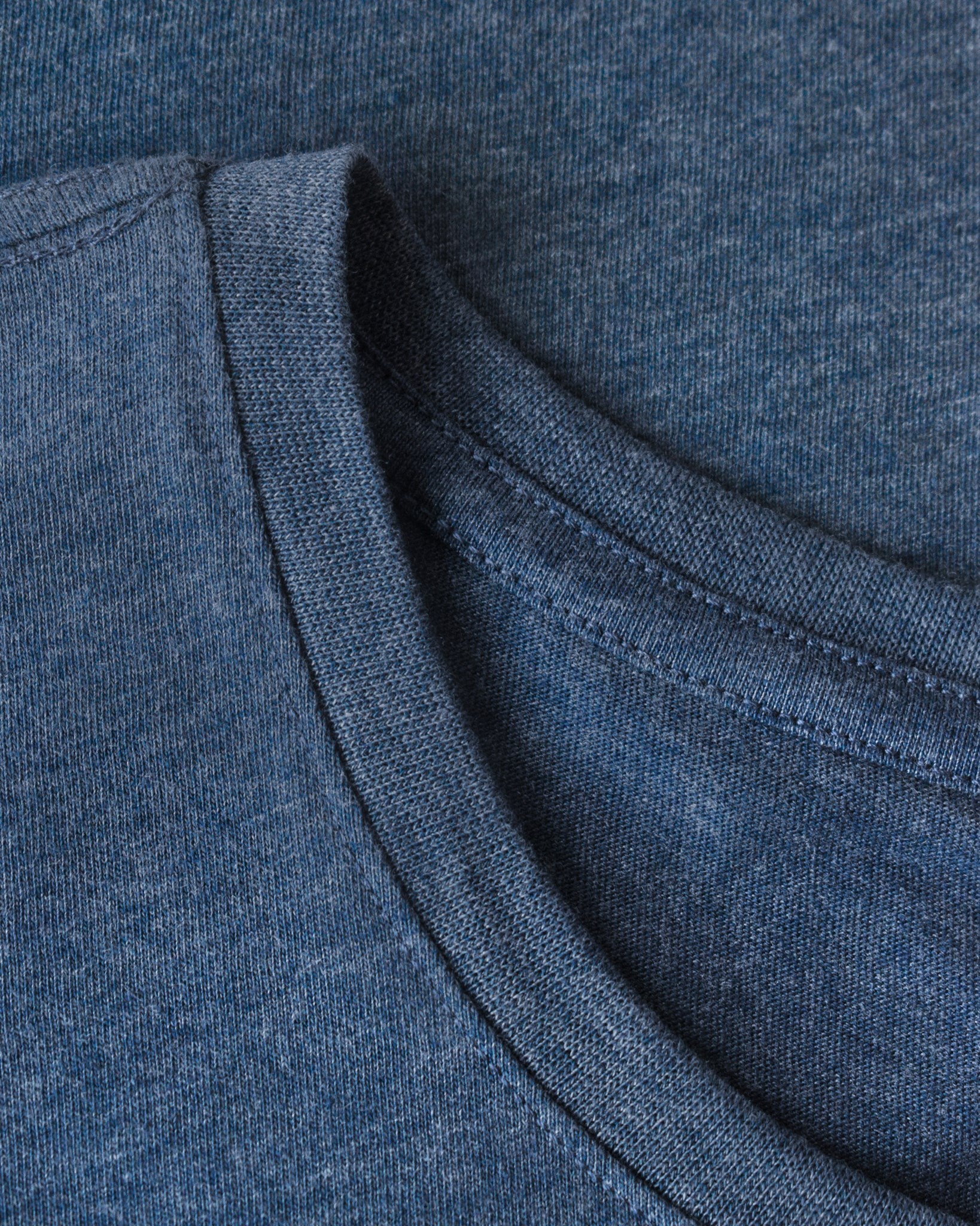 Orlando Men Navy Melange Closeup 1