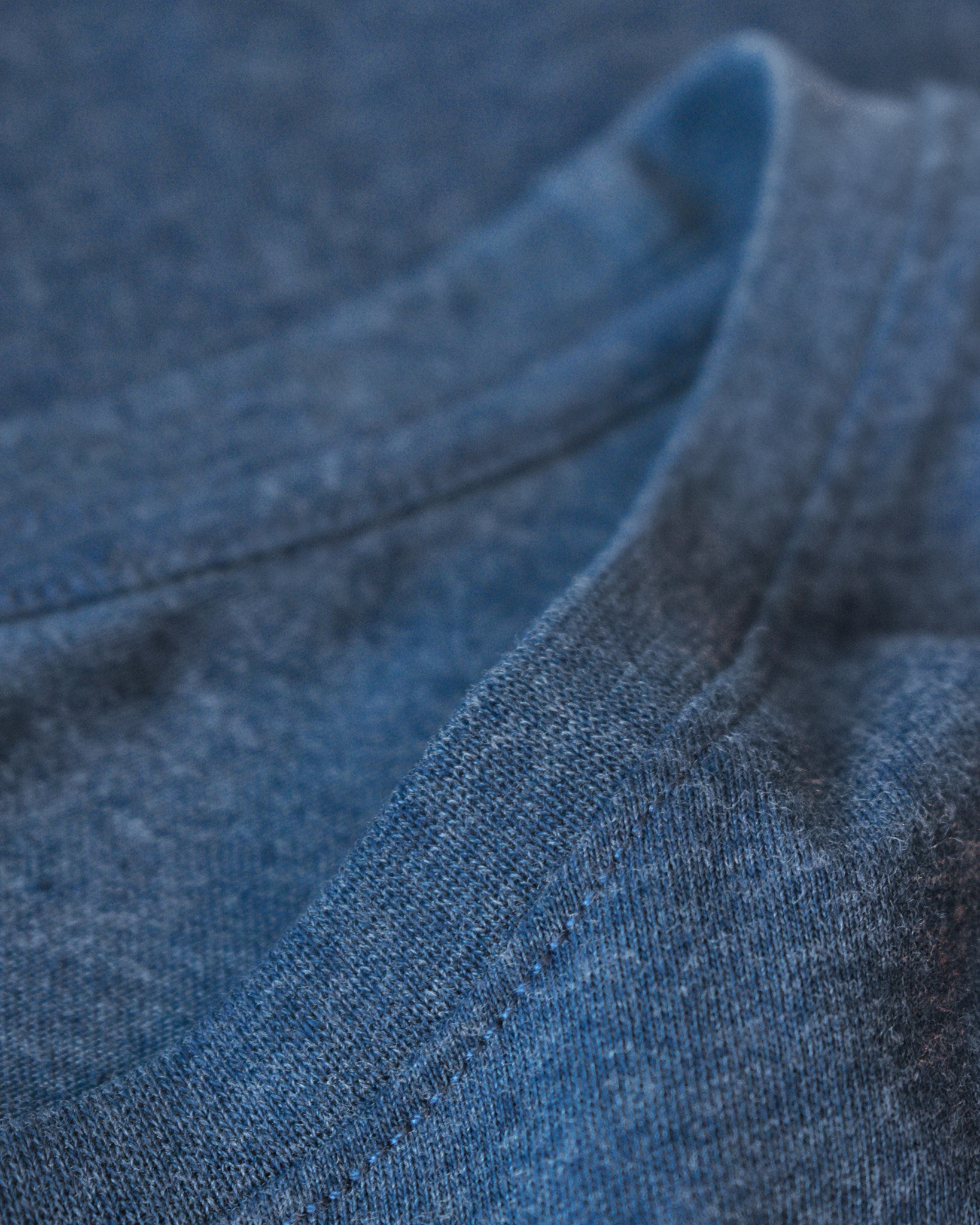 Orlando Men Navy Melange Closeup 3