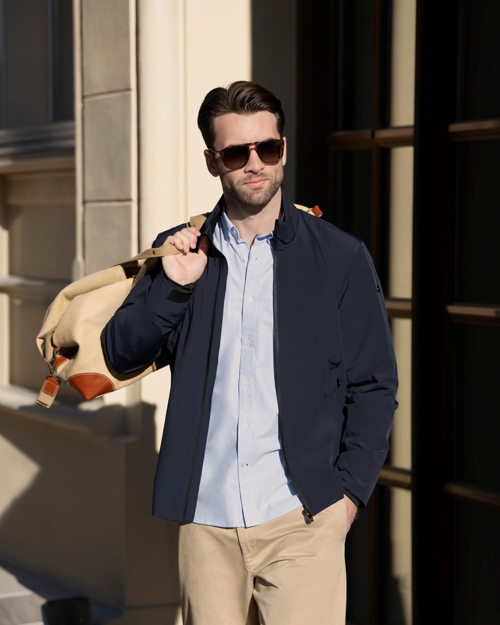 Prescott Men Navy Back
