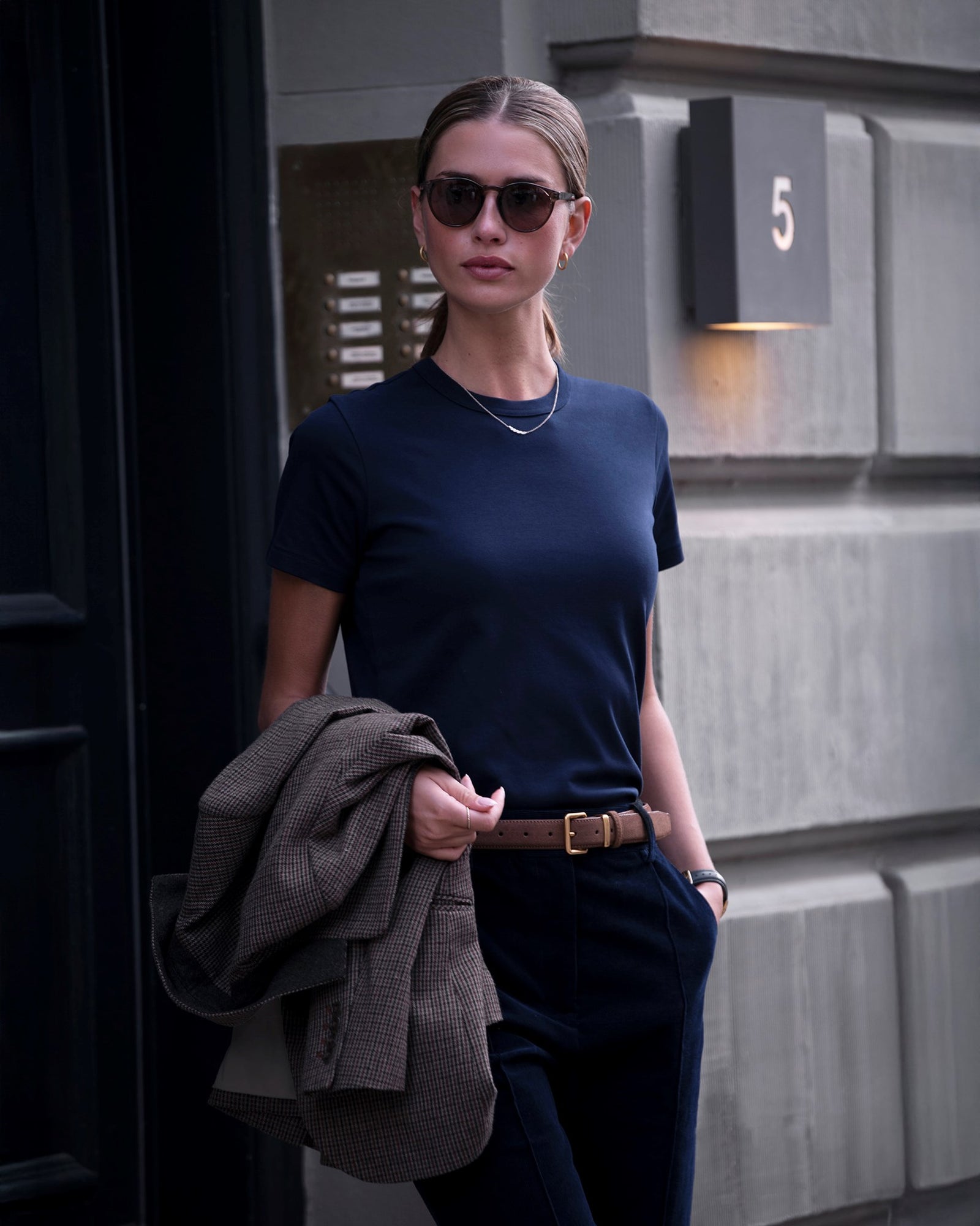 Santa Monica Women Dark Navy Back